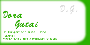 dora gutai business card